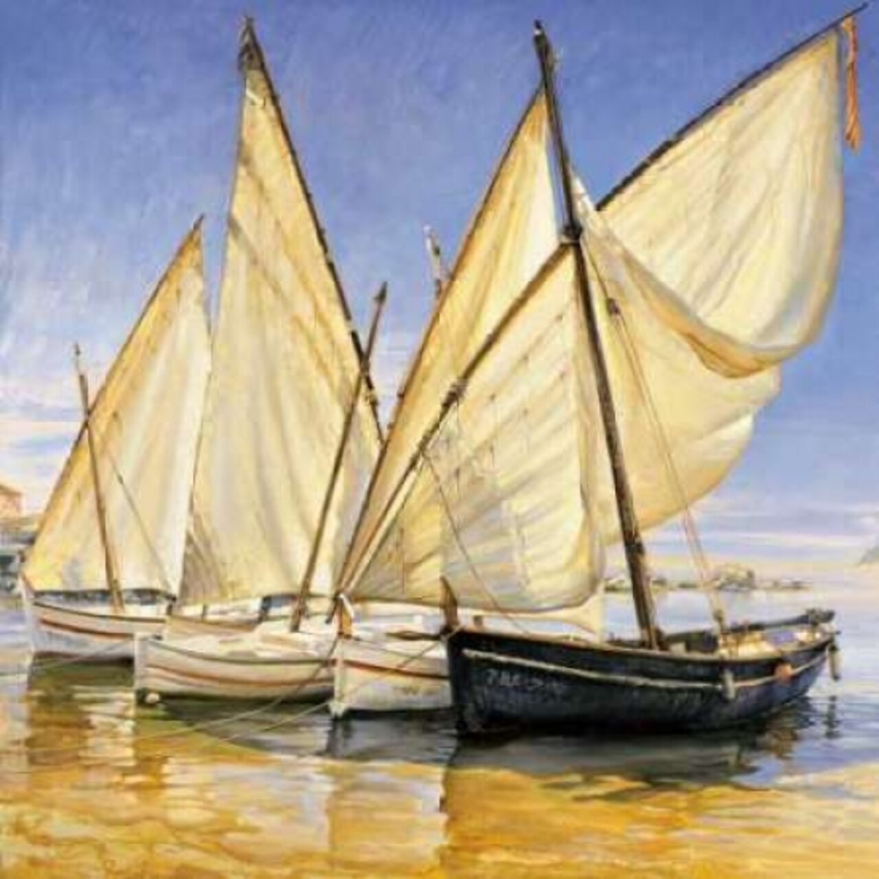 White Sails II Poster Print by Jaume Laporta - Item # VARPDXLJP101